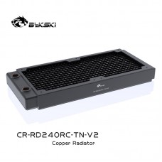 Bykski CR-RD240RC-TN-V2 radiator copper 240mm (black)